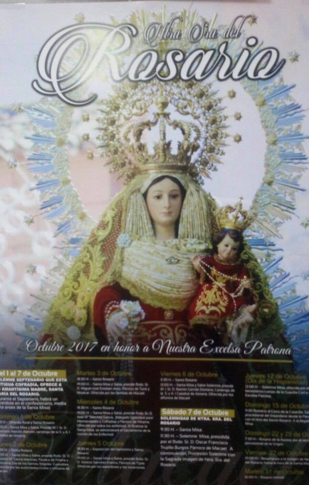 Fiestas patronales en honor de Nuestra Señora del Rosario 2017 Macael